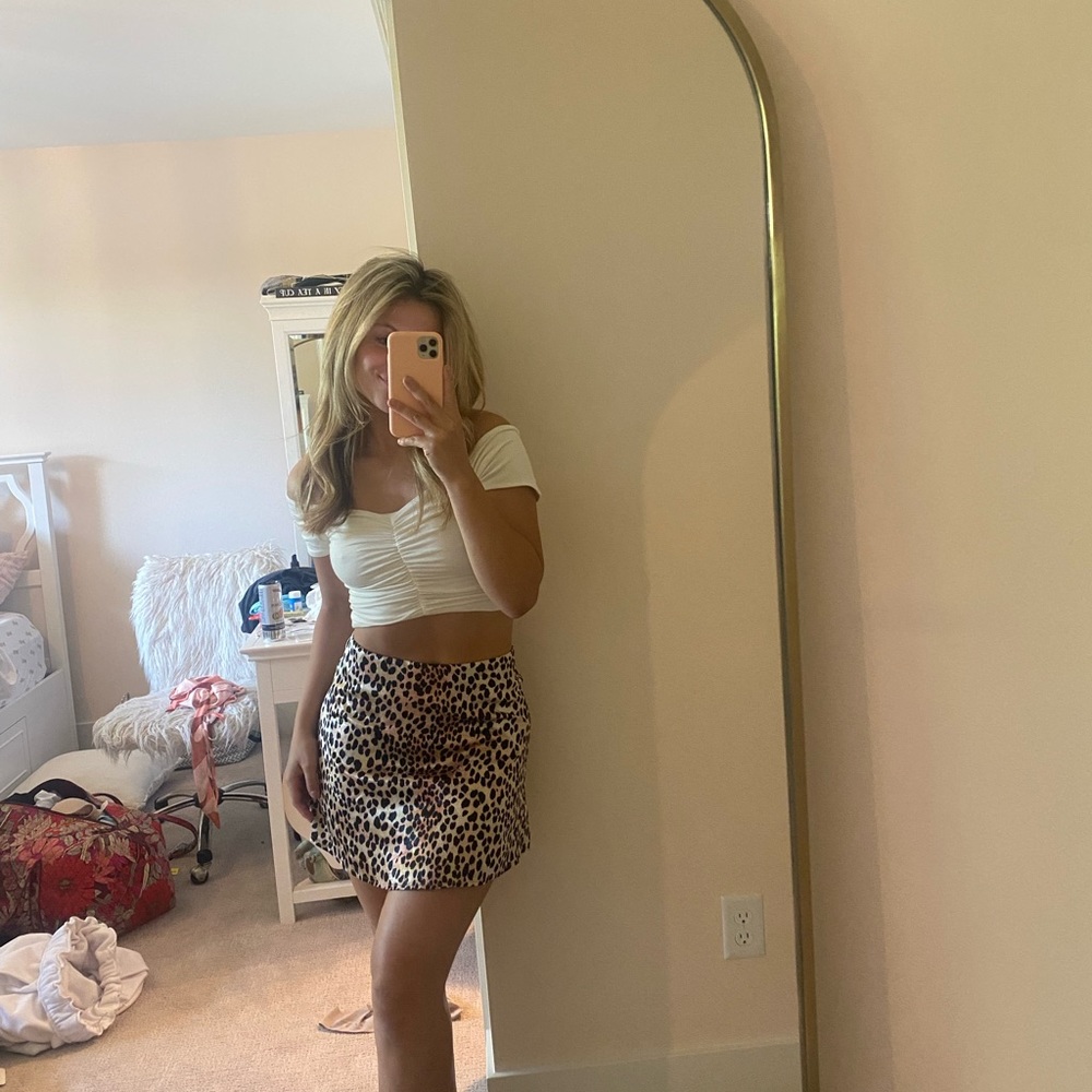 Princess polly cheetah skirt